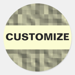 Sticker Rond Blocs
