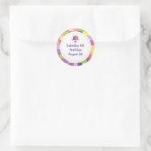 Sticker Rond Blocs de briques de construction pour filles Faveu (Sac)