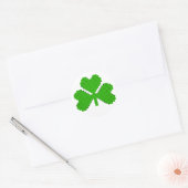 Sticker Rond Blocs de construction shamrock Dessin (Enveloppe)