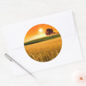 Sticker Rond Blood-Red Sunset (Enveloppe)