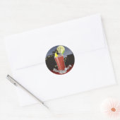 Sticker Rond Bloody Mary (Enveloppe)
