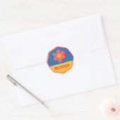 Sticker Rond "Bloom" où vous êtes planté ! (Enveloppe)