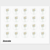 Sticker Rond Blooms du Sud (Feuille)