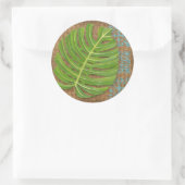 Sticker Rond Bloquer l'impression de la paume sur l'Arrière - p (Sac)