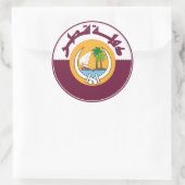 Sticker Rond blouson d'armes classique rond (Sac)