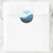 Sticker Rond Blue Banff (Sac)