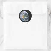 Sticker rond Blue Earth (Sac)