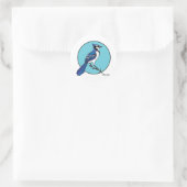 STICKER ROND BLUE JAY (Sac)