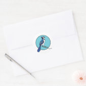 STICKER ROND BLUE JAY (Enveloppe)