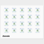 Sticker Rond Blue Jays (Feuille)