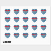 Sticker rond Blue Jean Baby (Feuille)