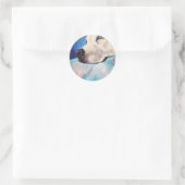 Sticker Rond Blue Lab (Sac)