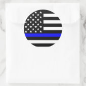 Sticker Rond Blue Line (Sac)