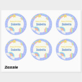 Sticker Rond Blue Pop It (Feuille)