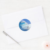 Sticker Rond Blue Tsunami Election 2026 (Enveloppe)