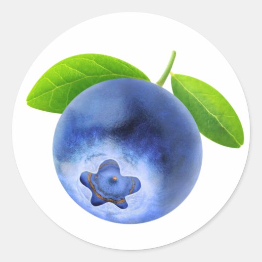 Sticker Rond Blueberry (Devant)
