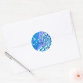 Sticker Rond Blues (Enveloppe)
