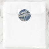 Sticker Rond Blues Abstrat (Sac)