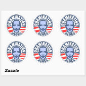 Sticker Rond Blues d'obstruction (Feuille)