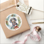 Sticker Rond Bluetick Coonhound Christmas Wreath Festive Pup<br><div class="desc">Vous cherchez un cadeau de Noël parfait pour votre ami furry? Notre cadeau de Noël de chien est ce dont vous avez besoin! Avec un délicieux thème de Noël, c'est le cadeau idéal pour votre animal de compagnie bien-aimé. Que vous soyez une mère de chien, un père de chien ou...</div>