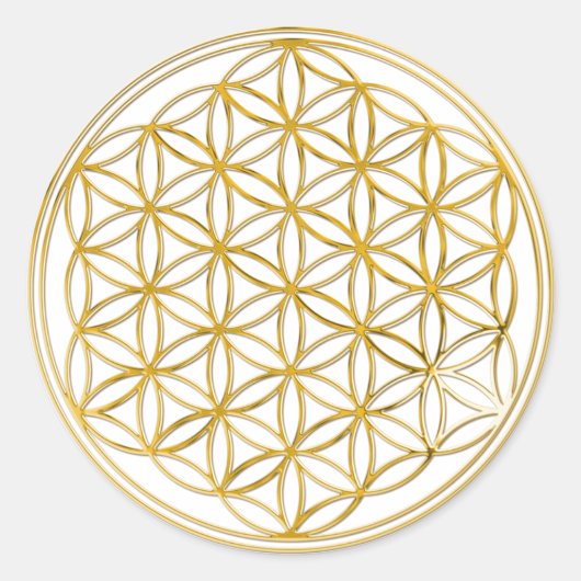 Sticker Rond Blume des Lebens | klein (Devant)
