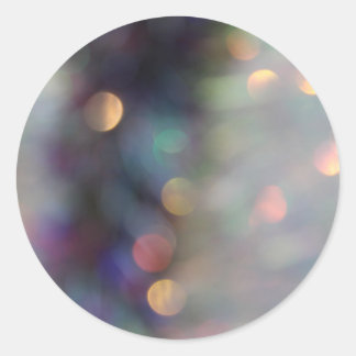 STICKER ROND BLUR HOLOGRAPHIQUE