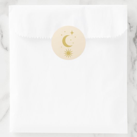 Sticker Rond Blush Celestial (Sac)
