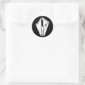 Sticker Rond Blythe Intaglios géoglyphe antique anthropomorphiq (Sac)