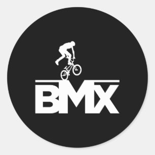Sticker Rond Bmx Vélo Rider Course Vélo