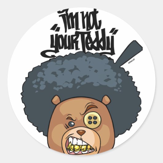 Sticker Rond Bo Grillz (Devant)