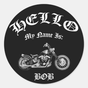 Sticker Rond Bob Bobber