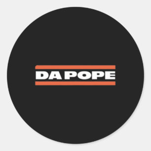 Sticker Rond Bob le pape