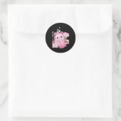 Sticker Rond Boba Thé Chat Bubble Thé Kawaii Anime Japonaise Fi (Sac)