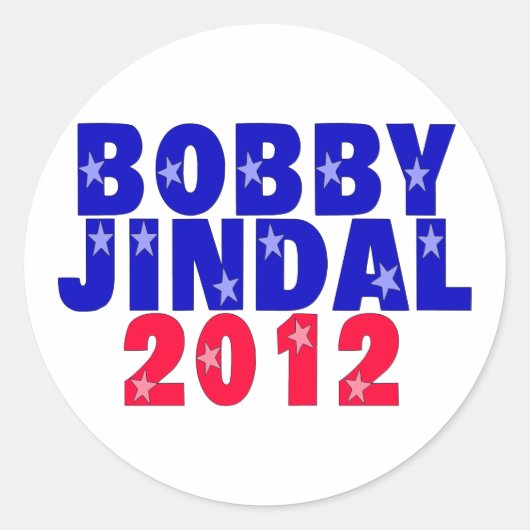 Sticker Rond Bobby Jindal (Devant)