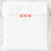 Sticker Rond Bobby Stamp (Sac)