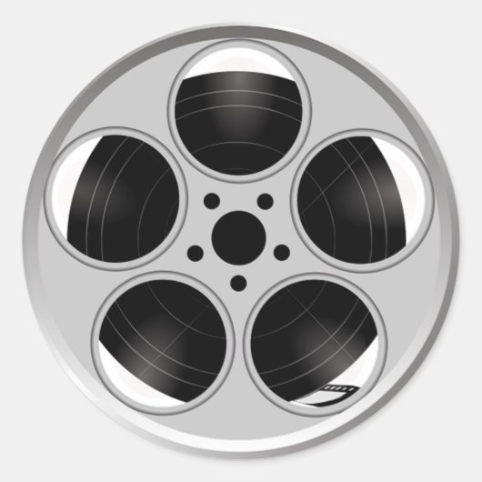 Sticker Rond bobine de film (Devant)