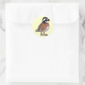 Sticker Rond Bobwhite (Sac)