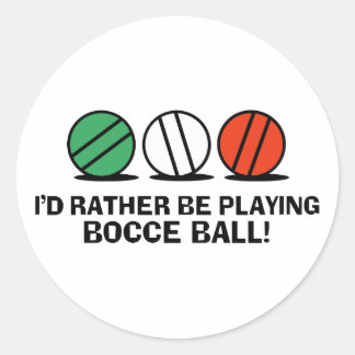 Sticker Rond Bocce Ball
