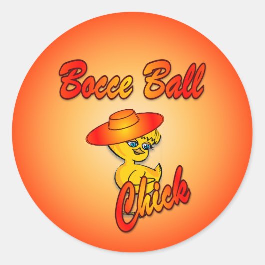 Sticker Rond Bocce Ball Chick #5 (Devant)