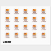 Sticker Rond Boerbol (Feuille)