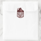 Sticker Rond Boeuf, fer et vin (Sac)