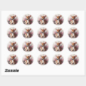 Sticker Rond Boeuf mignon (Feuille)