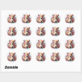 Sticker Rond Boeuf mignon (Feuille)