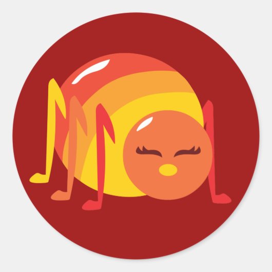 Sticker Rond Bogue à répartition (Devant)