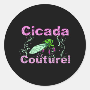 Sticker Rond Bogue Cicada - Cute Insect Lover
