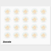 Sticker Rond Boho 1er Tour du Soleil (Feuille)