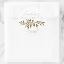 Boho Floral Elegant Gender Neutral Baby Shower