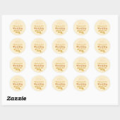 Sticker Rond Boho Premier Voyage Autour Du Soleil Premier Anniv (Feuille)