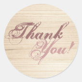 Sticker Rond Bois (Devant)