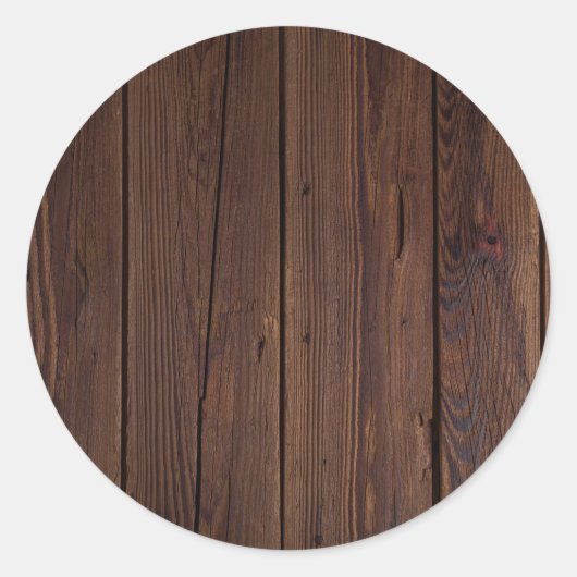 Sticker Rond Bois Bois Bois Mur Texture (Devant)